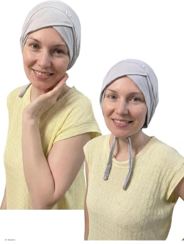 Women's Satin Hijab Undercap, Elastic Inner Cap Underscarf,Soft Chemo Headwear &Sleep Cap 8 Pack