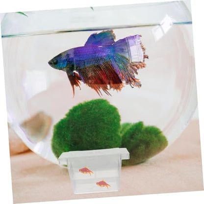 Self-Floating Fish Breeding Box Double-Layer Fry Incubator for Betta Fish Aquarium Nursery Divider with Easy Access