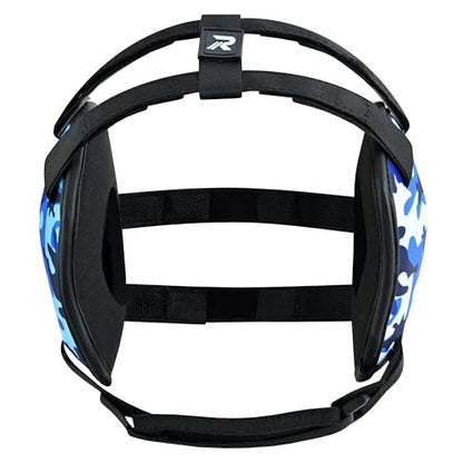 ROAR-INT Kid's Ear Guard BJJ Grappling Head Guard Adjustable Wrestling Headgear For Boys and Girls Earguard MMA Jiu Jitsu (Blue-Camo) - color: Blue-camo