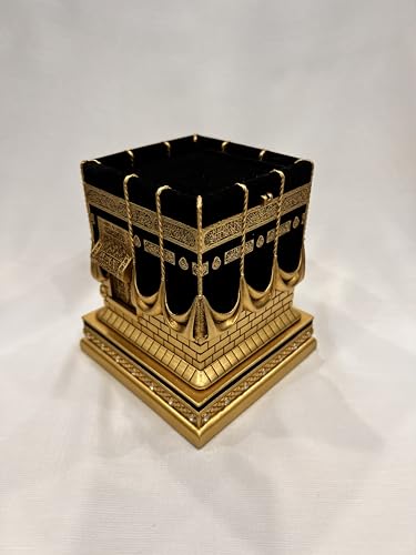 Home Table Decor Kaba Replica Model Showpiece Bookend, Islamic Decorations for Home, Muslim Home & Table Decor, Perfect Islamic Ramadan Eid Gifts (Medium) - size: Medium