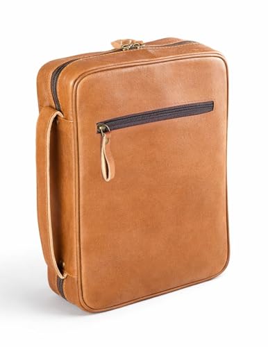 Genuine Leather Bible Covers for Men - Mens Bible Case for Men, Leather Book Cover Bible Bag for Men, Christian Gifts (Small) - size: SMALL