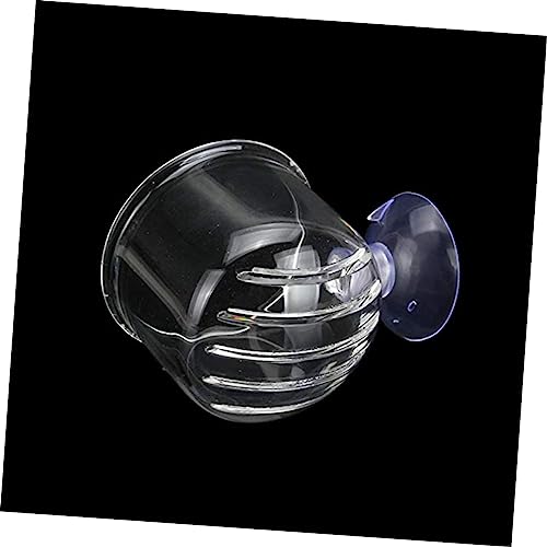 Enhance Your Aquarium Experience Glass Feeding Cups for Small Fish Aquarium Equipment Aquatic Supplies Size s - size: S