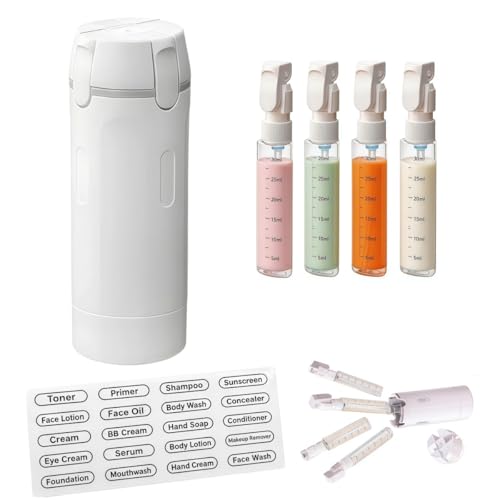 Travel Dispenser Set, 4 Pack 30ML