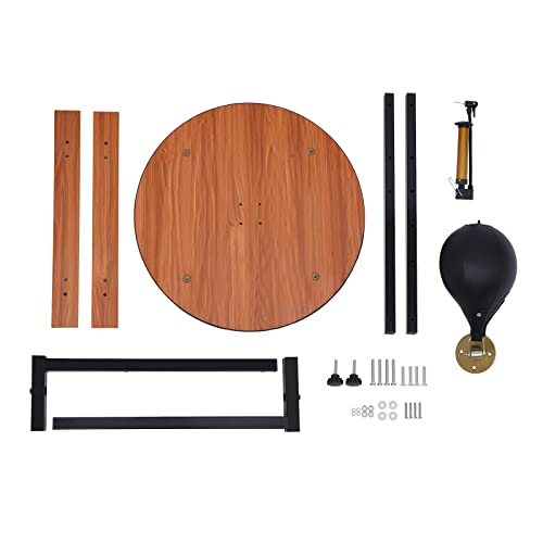 Wall Mounted Speed Bags for Boxing, 360 Degrees Adjustable Black Speed Bag Platform Galvanized Iron Frame Speed Bag Stand Mount Speed Bag Platform Kit Swivel Punching Fitness Training