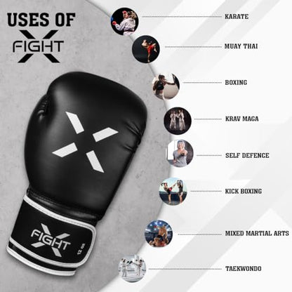 Professional Boxing Gloves Men Women – Pro Training Sparring Gloves, Heavy Bag, MMA Kickboxing Muay Thai Gloves – Hook & Loop with Wrist Support
