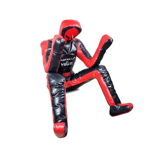 Professional MMA Grappling Dummy - Heavy Duty Unfilled BJJ Training Mannequin for Wrestling, Judo & Jiu Jitsu - Durable Vinyl Sitting