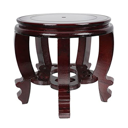 GANAZONO Wooden Fish Tank Base Stand Aquarium Wood Base for Turtle Tanks and Aquariums Stable Decorative Pedestal for Living Room Bedroom Office Display