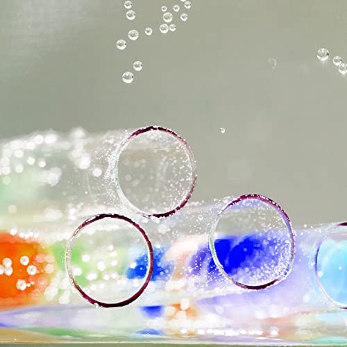 uxcell Clear Rigid Tubing 5mm(3/16'') ID x 6mm(1/4'') OD x 1Ft Length Round Plastic Polycarbonate Tube - size: 5mmx6mm