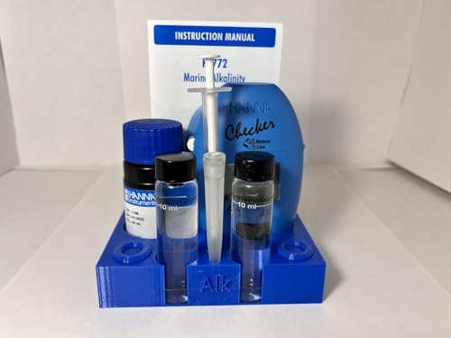 Hanna Alkalinity Checker Test kit, 3D Printed, Blue, for Marine Aquariums, Made