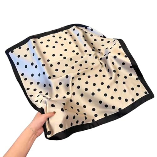 Square Silk Scarf Women Shawl Headbands Small Soft Neckkerchief Cat Print Bandana Satin Hijab Scarves - color: 26