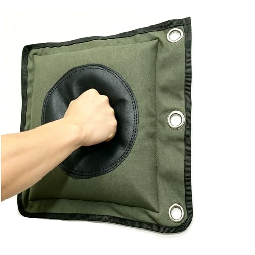 ZooBoo Wing Chun Wall Bag Canvas Leather Striking Pad for Kung Fu | Heavy-Duty Canvas And PU Leather Construction Is Designed For Long-Lasting Martial Arts Practice