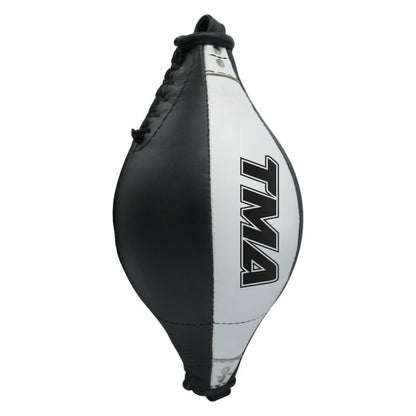 Original Leather Double End Dodge Speed Ball Boxing Floor to Ceiling Punching Bag MMA - color: White
