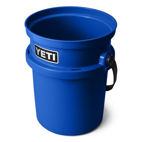 YETI Loadout 5-Gallon Bucket, Impact Resistant Fishing/Utility Bucket - color: Royal Blue