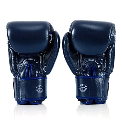 Fairtex BGV1 ONE Muay Thai Boxing Sparring Gloves - color: Blue, size: 10 oz