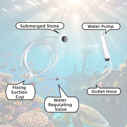 Drip Acclimation Kit for Shrimp and Fish, Slow Drip Aquarium | Adjustable 1-2 drops/sec reduces stress and osmotic shock for cherry shrimp, neocaridina, caridina, saltwater and freshwater - size: 1 SET