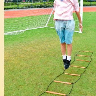 Qianly Agility Ladder, Speed Ladder, Foldable Portable Football Footwork Ladder, Agility Training Equipment for Workout, 8 Grids with Bag