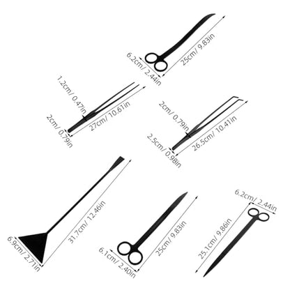 UKCOCO 1 Set Fish Tank Maintenance Supplies Precision Tweezers Scissors Spatula for Water Grass Trimming Plant Care