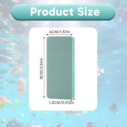 8 Pcs Fish Tank Scrubber, Aquarium Sponge Set, Cleaning Sponges for Fish Tank Maintenance, Aquarium Cleaning Accessories for Home and Office Use