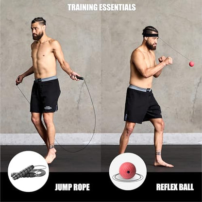 6 Ft Tall Muay Thai Punching Bag Set - Heavy Bag, Training Gloves, Hand Wraps for Kickboxing Heavy Bag, MMA 100 Lbs Bag (Unfilled)