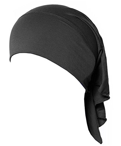 4 X Womens Muslim Mini Inner Hijab Caps Underscarf - color: Gary+coffee+camel+cornflowerblue
