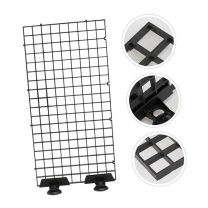 POPETPOP 4sets Plastic Grid Divider Tray for Aquariums Isolation Boards for Breeding Flexible Adaptability Bottom Filtration Design Convenient Segmentation for Fish Species Separation