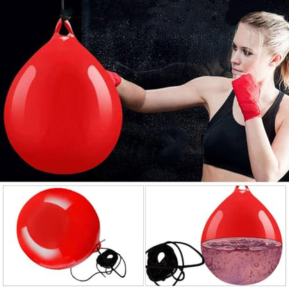 Water Punching Bag - Hanging Boxing Bag, Aqua Water-Injected Workouts with Secure Sling, Heavy Duty Training Gear | Versatile Fitness Equipment