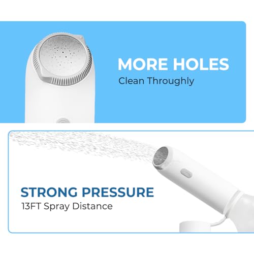 GenieBidet Portable Bidet Rechargeable - Handheld Toilet Bidet Sprayer- Men,On-The-Go Cleaning - Electric Sprayer Toilet for Women and Men Personal Hygiene Cleaning/ Postpartum Care