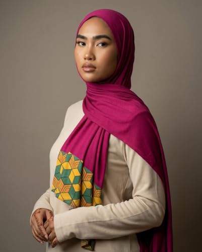 Stylish Premium Modal Viscose Hijabs for Women - color: Anime Cube