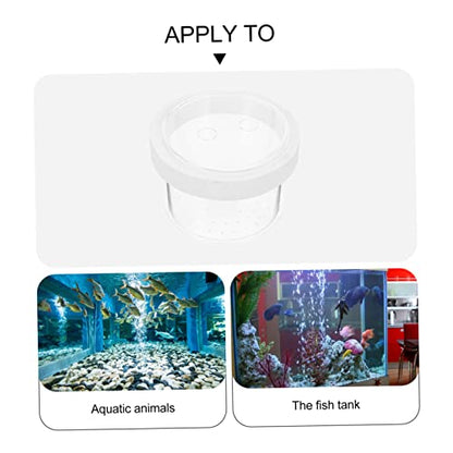 Kisangel Floating Fish Isolation Box Acrylic Breeding Tank for Small Fish Durable and Reliable Aquarium Divider Design for Easy Observation and Fry Care - color: Transparent