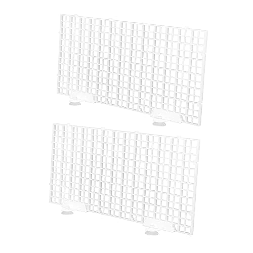 Aquarium Divider Bottom Plastic Separation Board Fish Breeding Box for Aquarium Net Design Easy to Install
