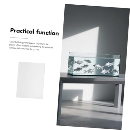 Fish Tank Pad Aquarium Bottom Pad Fish Pond Mat Aquarium Insulation Mats Fish Tank Cushioning Mat Reptile Terrarium Mat Aquarium Leveling Pad Fish Tank Insulation Mats White Eva