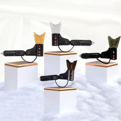Car Electric Incense Burner, Car Aromatherapy Diffuser, Vehicle Incense Holder, Auto Electric Incense Dispenser, Automobile Fragrance Diffuser, Car Scent Diffuser, Electric Incense Burner for Cars
