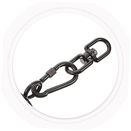 Totority 1set Porch Swing Springs Heavy Duty Metal Swing Spring Kit for Hammock Chair Sandbag Fixing Kit