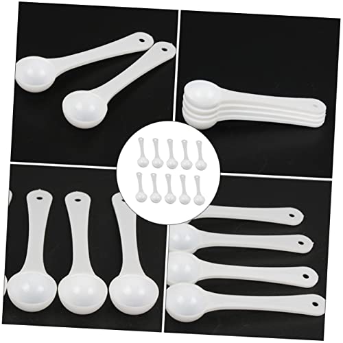 30pcs Pet Medicine Measuring Spoons Scoops for Precise Pet Food and Powder Measurement Easy to and Store for Aquariums and Animals