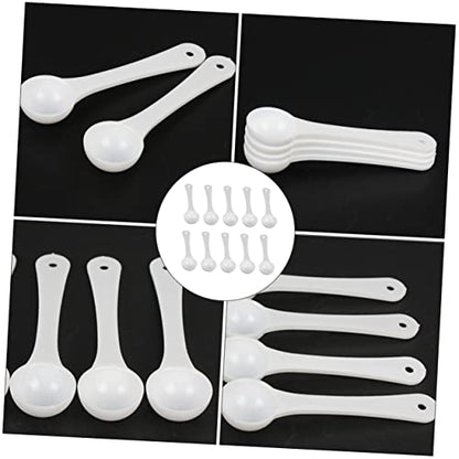 30pcs Pet Medicine Measuring Spoons Scoops for Precise Pet Food and Powder Measurement Easy to and Store for Aquariums and Animals