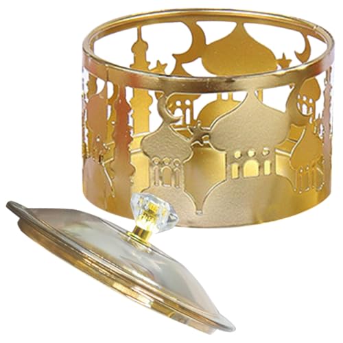 MAGICLULU Metal Ramadan Candy Tray Eid Decor Serving Dishes Fruit Decor Ramadan Elements Tray