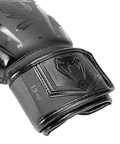 Venum Elite Evo Boxhandschuhe - color: Black/Black, size: 16 oz