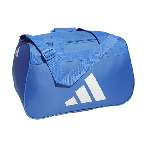 adidas Power Gym Bag – Lightweight Small Duffel, Ray Blue/White, OSFA - color: Ray Blue/White