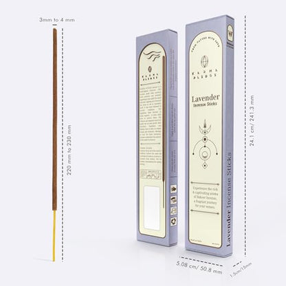 KarmaPledge Lavender Incense Sticks, Burn Time 45-60 Min, 40 Sticks - color: Lavender, size: 40 Hand Dipped Sticks