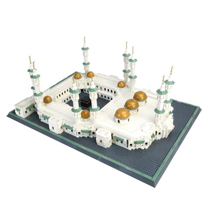 CAXIMSY Great Mosque of Mecca Building Blocks Set Islamic Masjid Architectural Model Toys Muslim Eid Gifts for Kids Adult 2291 Pieces - style: Great Mosque of Mecca Model