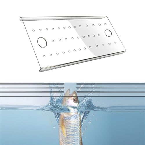 Cat Proof Fish Tank Lid, Aquarium Anti-Jumping Cover with Feeding Hole, Clear Reptile Tank Lid, for for Homes/Restaurants/Hotels/Aquariums/pet Shops/Laboratories
