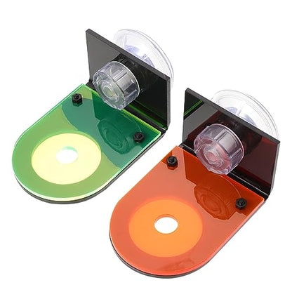 TOYANDONA 2 Pcs Fluorescent Acrylic Coral Breeding Bases for Aquarium Coral Holder Rack for Soft and Hard Cultivation Practical Fish Tank Support Brackets