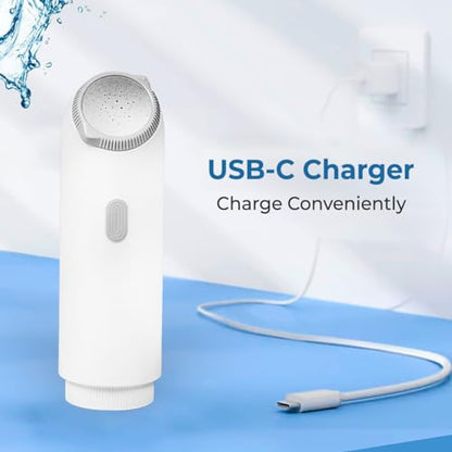 GenieBidet Portable Bidet Rechargeable - Handheld Toilet Bidet Sprayer- Men,On-The-Go Cleaning - Electric Sprayer Toilet for Women and Men Personal Hygiene Cleaning/ Postpartum Care