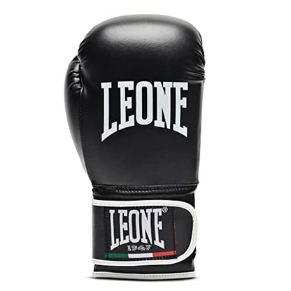 LEONE 1947, Flash Boxing Gloves - color: black, size: 8OZ