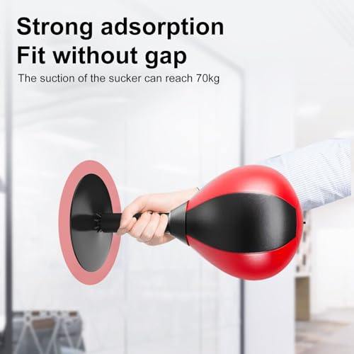 Desktop Punching Bag with Suction Cup, Upgraded Spring Desk Punching Rage Bag Stress Buster Boxing Ball Funny Stress Relief Gift Heavy Duty Stress Relief Ball for Kids