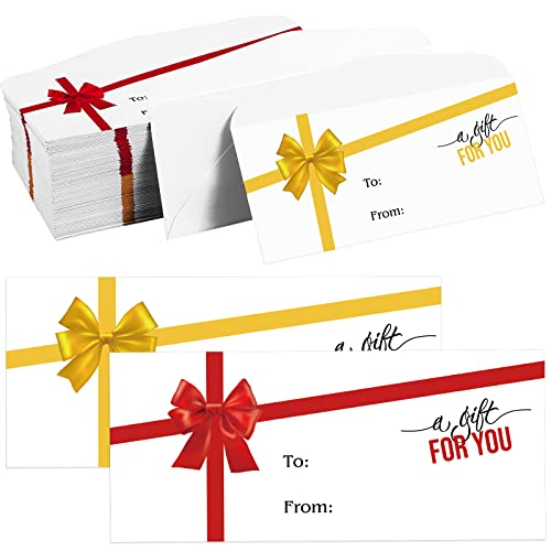 Jetec 150 Pcs Money Envelopes for Cash Gifts Card Envelopes 2.88 x 6.5 Inch Small Kraft Curency Holders for Credit Business Wedding Birthday Party Favor Church Offering Mother's Day Graduation