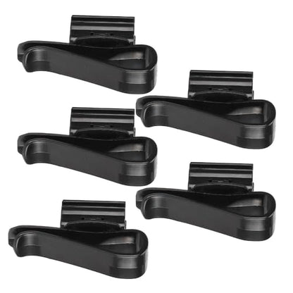 5Pcs Aquarium Water Pipe Clips Leak-Proof Design Adjustable 8-16mm Hose Holder for Fish Tank Water Change Tools(Black) - color: Black
