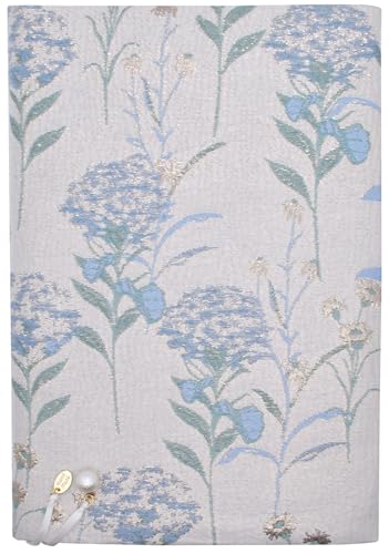 BLBMH 6x9 Bible Book Cover for Women, Non-Stretch Fabric Protector for Paperback, Soft Cloth Sleeve with Bookmark for Journals Notebooks | Privacy Reading Gift - Dandelions Blue - color: Dandelions Blue
