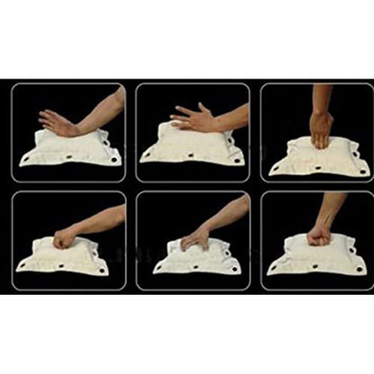 Wing Chun Wall Bag Canvas Leather Punch Bag for Kung Fu Boxing Training - color: Beige