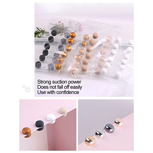12pcs Magnetic Buttons For Clothing,hijab Magnetic Pins Multi-Purpose Pinless Fasteners For Muslim Wedding Gift Women - color: B-black